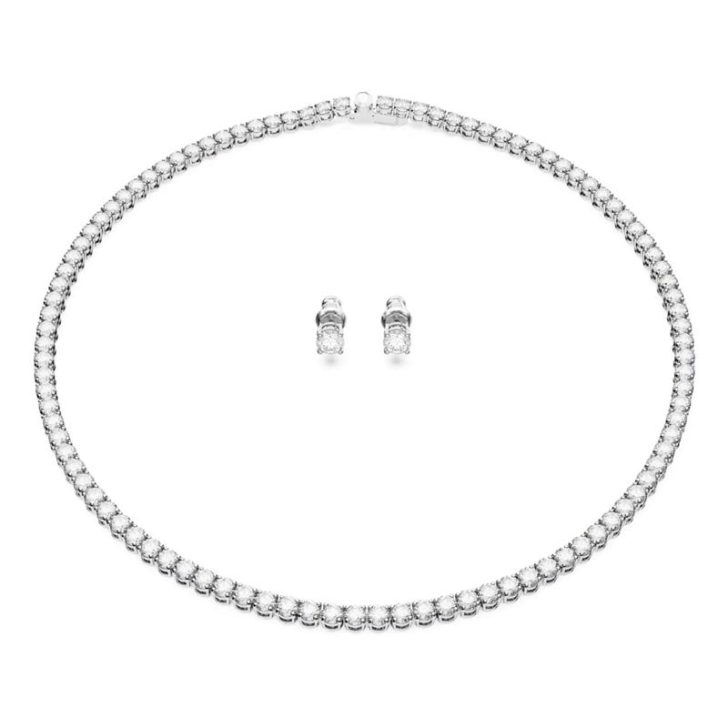 Swarovski Medium Halsketting ReMatrix Geschenkset Silber