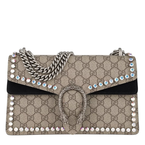 Gucci Dionysus GG Supreme Shoulder Bag Small Ebony/Nero Satchel