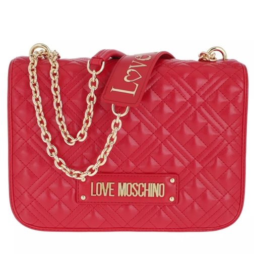 Love Moschino Quilted Handle Bag Rosso Cross body-väskor