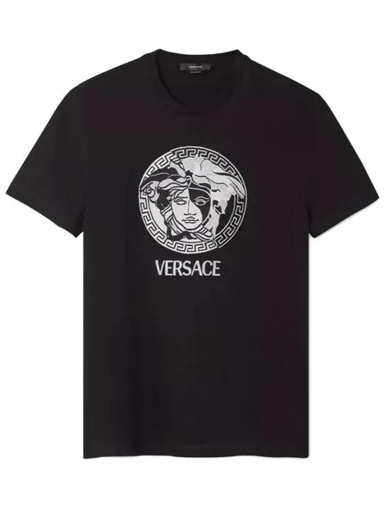 Versace Medusa Logo TShirt Black TShirts