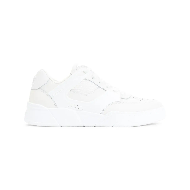 Celine Lage-top sneaker Low-Top Sneakers In Calf Leather And Mesh White
