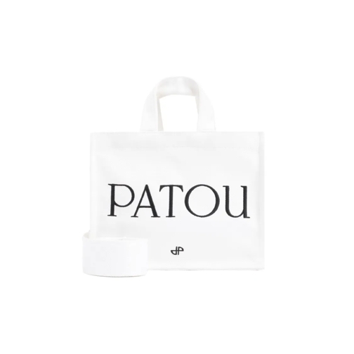 Patou Fourre-tout White Small Tote Bag White