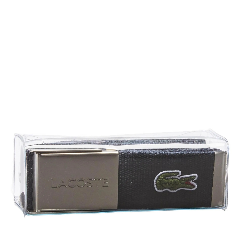 Lacoste Gürtel Lacoste LACOSTE Herren Gürtel aus Stoff - schönes  dunkel-blau(Image 2)