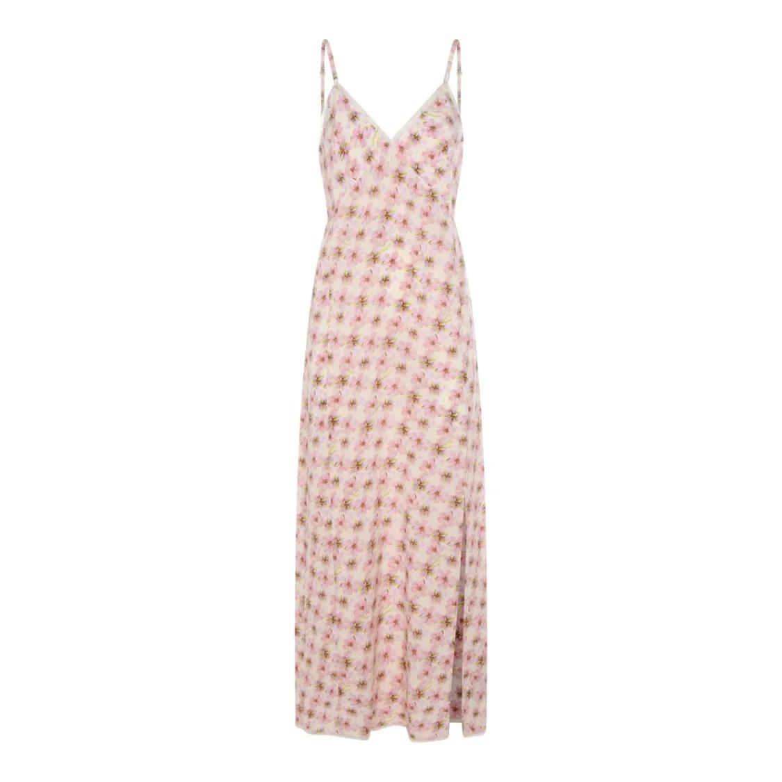 Zadig & Voltaire - Pink Floral Viscose Midi Dress