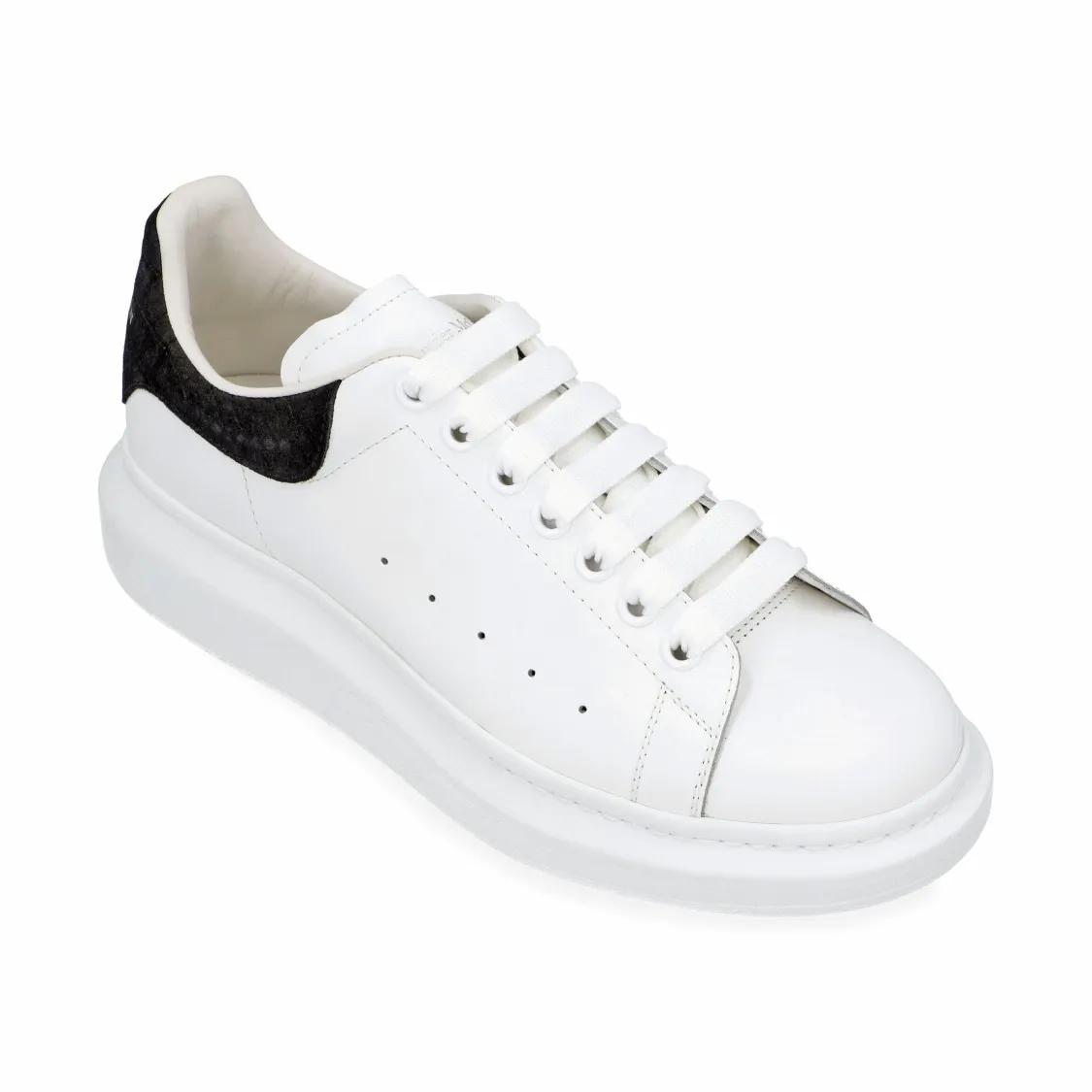 Thumbnail - Alexander McQueen Low-Top Sneaker - White Black' Oversized Sneaker - Gr. 40 (EU) - in Weiß - für Damen
