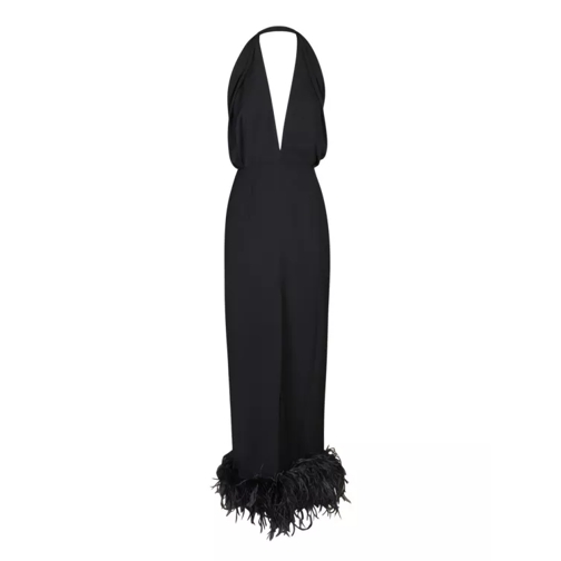 16Arlington Feather Detail Dress Black 