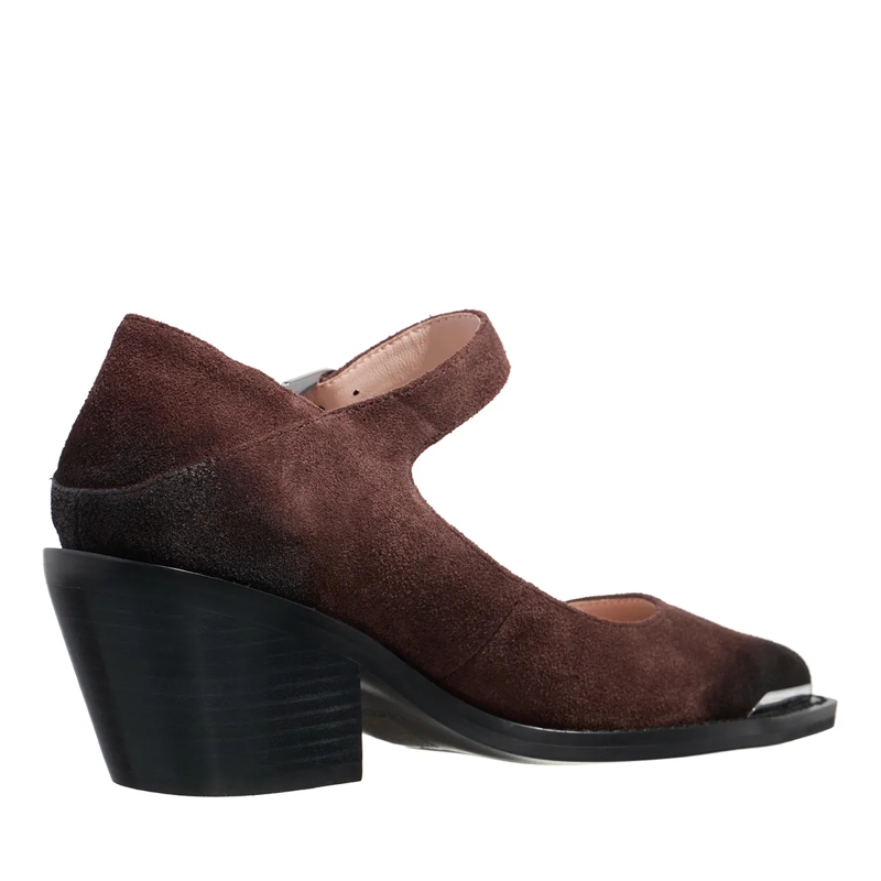 Coccinelle Mary Janes Coccinelleconnie Suede Vi Brunette(Image 3)