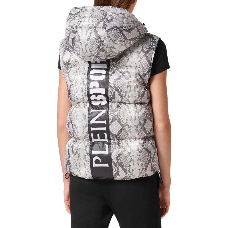 Plein Sport Weste Outdoorjacke Python grau(Image 2)