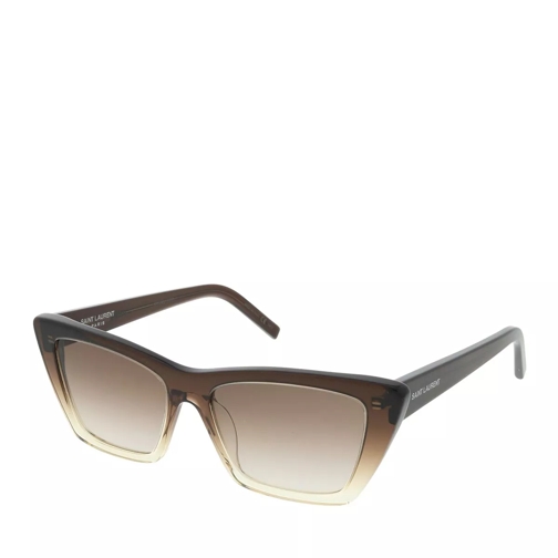 Saint Laurent SL 276 MICA-019 53 Sunglasses Woman Brown Sunglasses