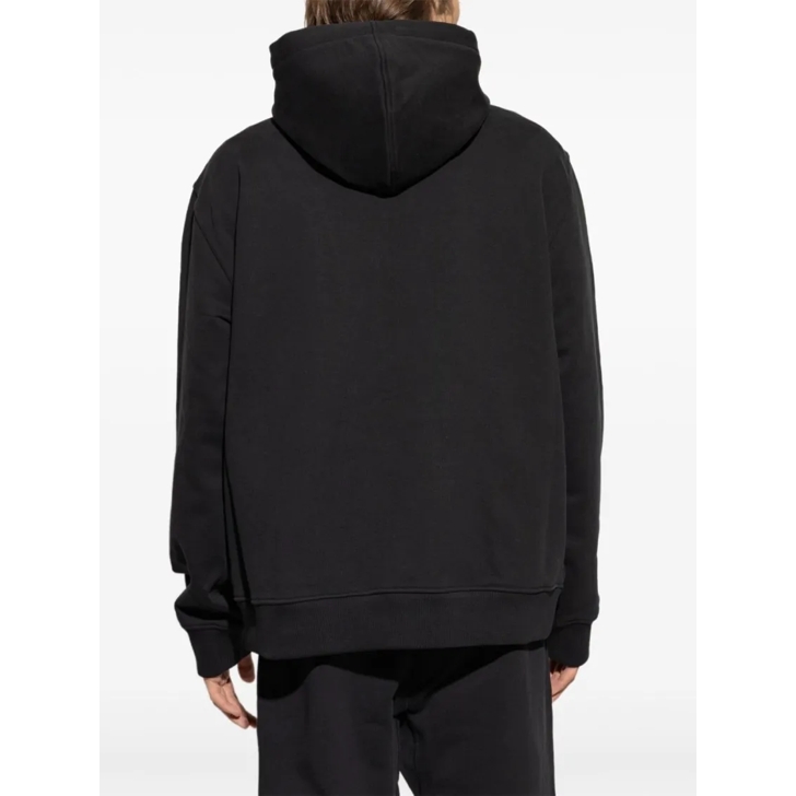 パーカー・フーディ Givenchy Relaxed-Fit Black Zip-Up Hoodie With Drawstring Givenchy Relaxed-Fit Black Zip-Up Hoodie With Drawstring Ho