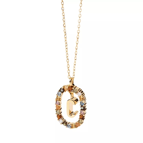 PDPAOLA Necklace Letter C Yellow Gold Medium Halsketting