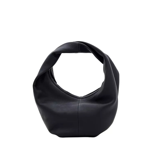 Maeden Yela Leather Hobo Bag Black Crossbody Bag