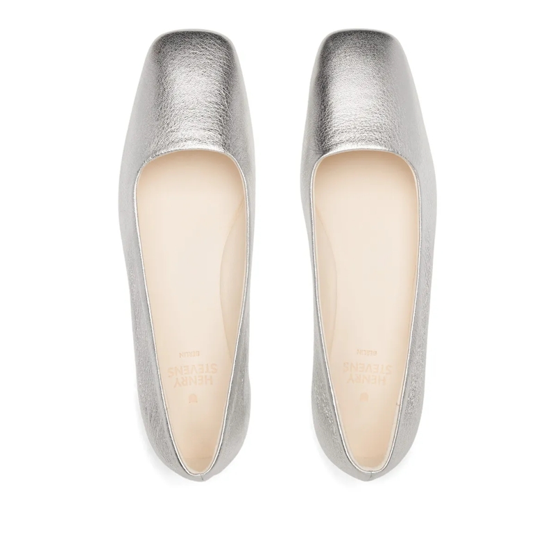 Henry Stevens Ballerines Ballerinas Audrey B silber(Image 4)
