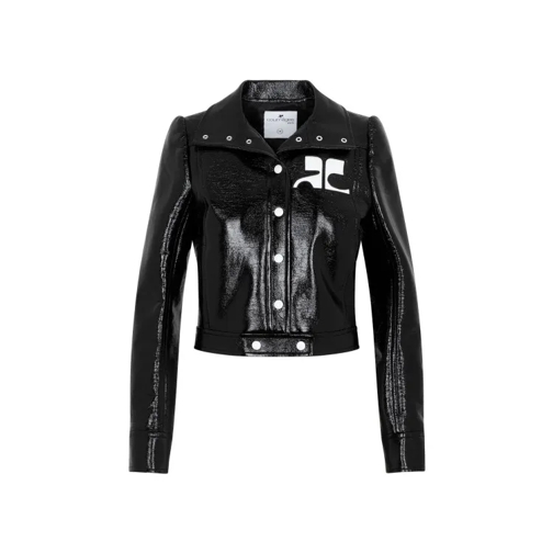 Courrèges  Courrèges Vinyl Jacket Black