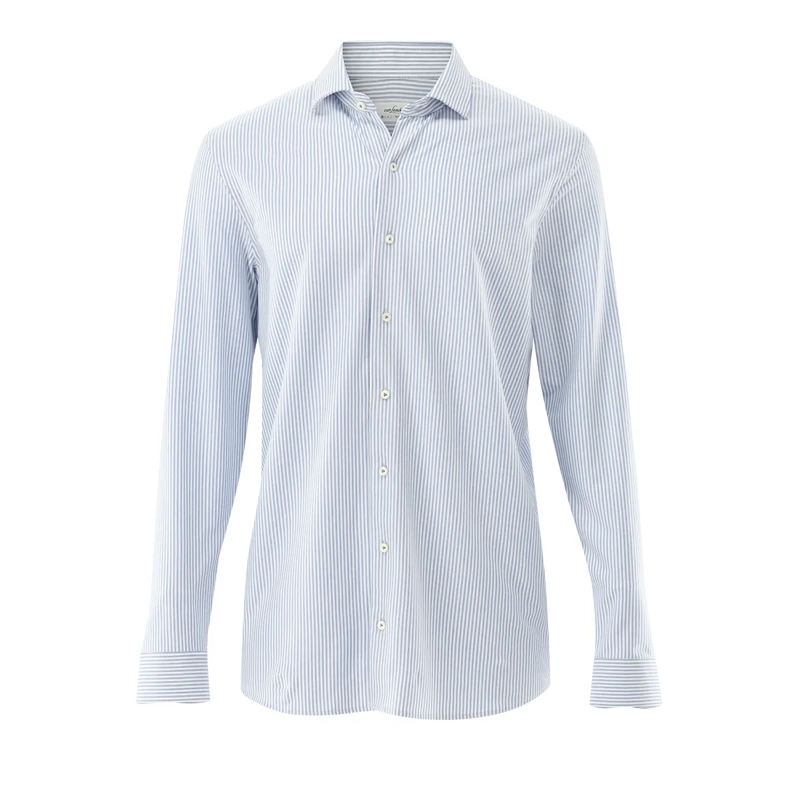 VAN LAACK Hemd Hemd Slim Fit Streifen blau