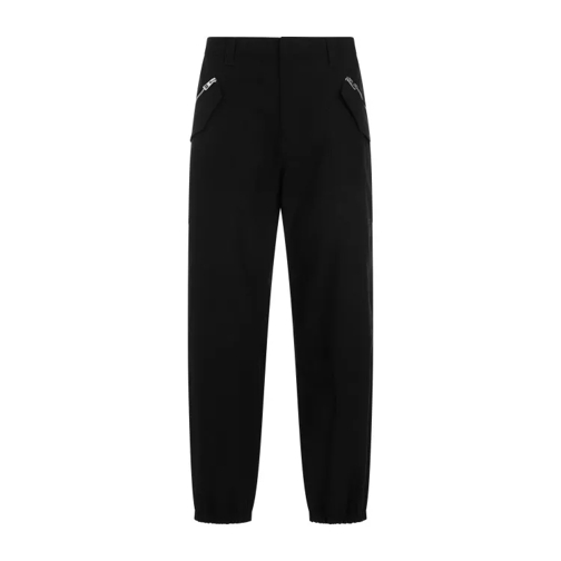 Loewe Black Cotton Cargo Trousers Black 