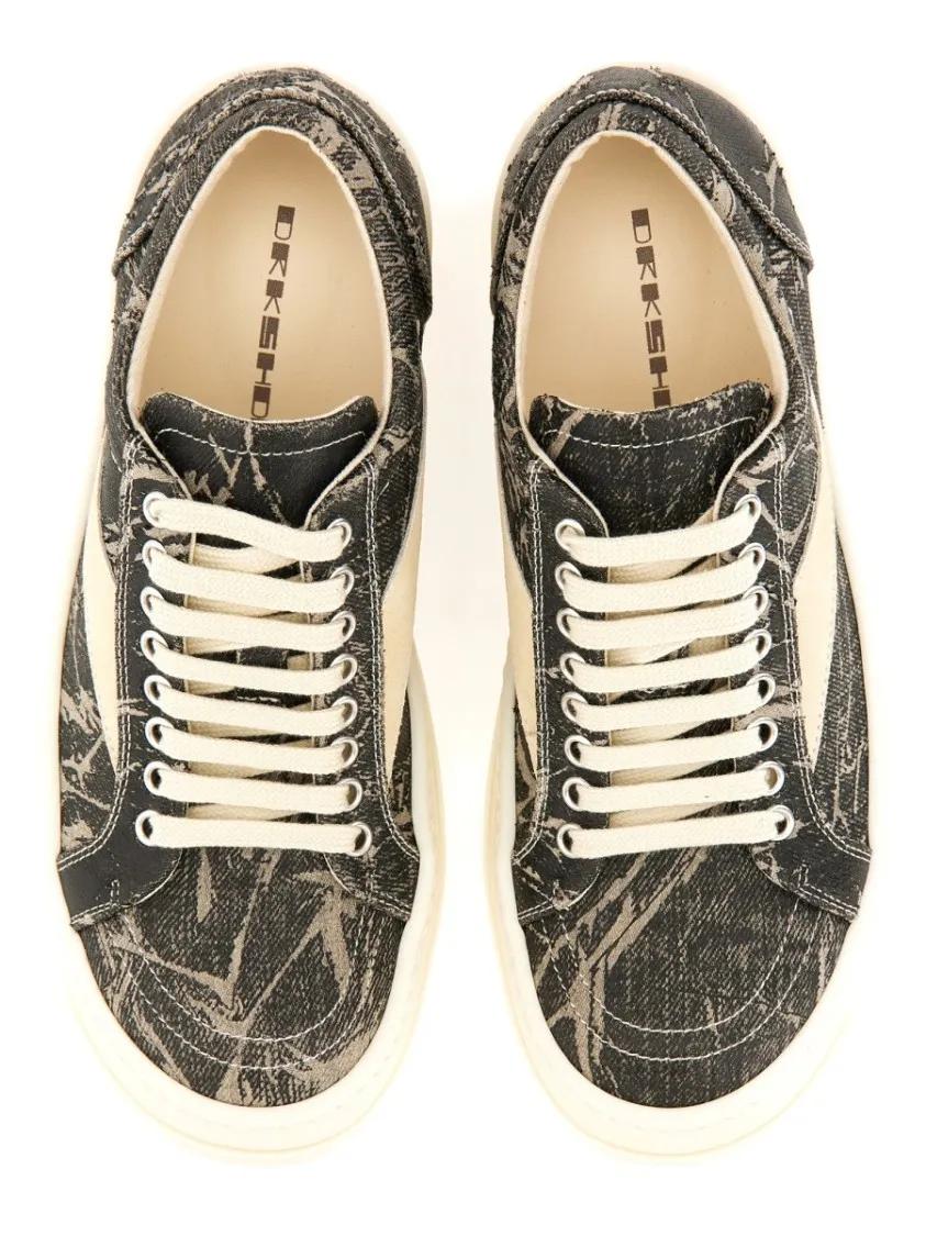 Thumbnail - Drkshdw Low-Top Sneaker - Vintage-Inspired Low-Top Sneakers With Marbled Pat - Gr. 36 (EU) - in Beige - für Damen
