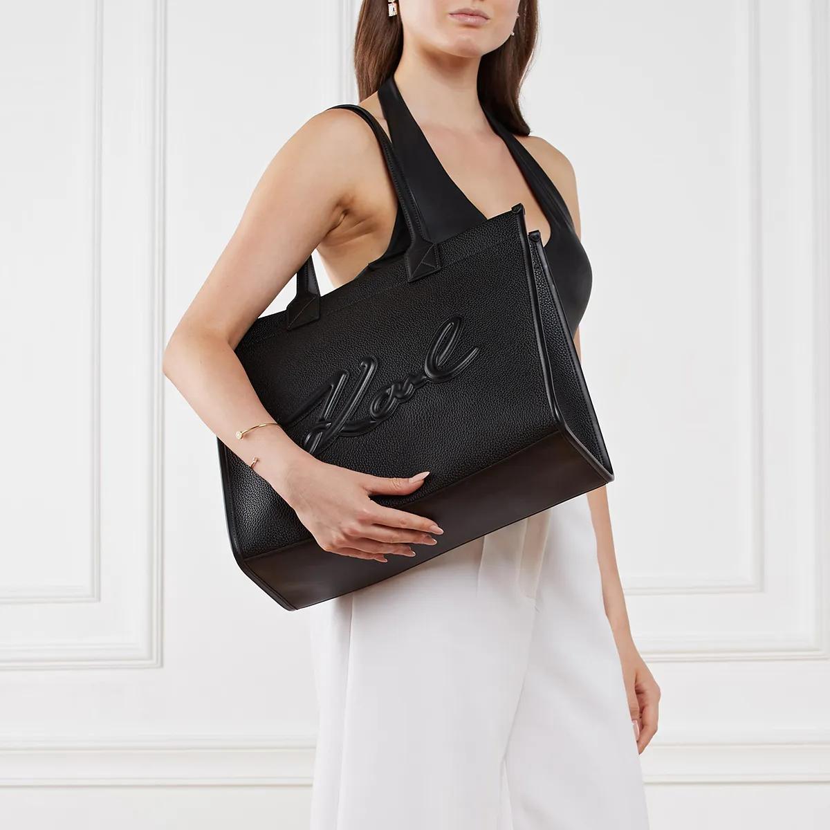 Karl Lagerfeld Totes & shoppers K Skuare Lg Tote Grainy in zwart