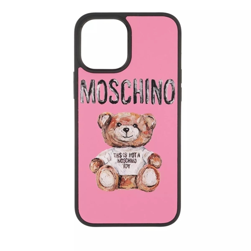 Moschino Cover Orso I-Phone 12 Pro Max Fantasia Fuxia Telefonfodral
