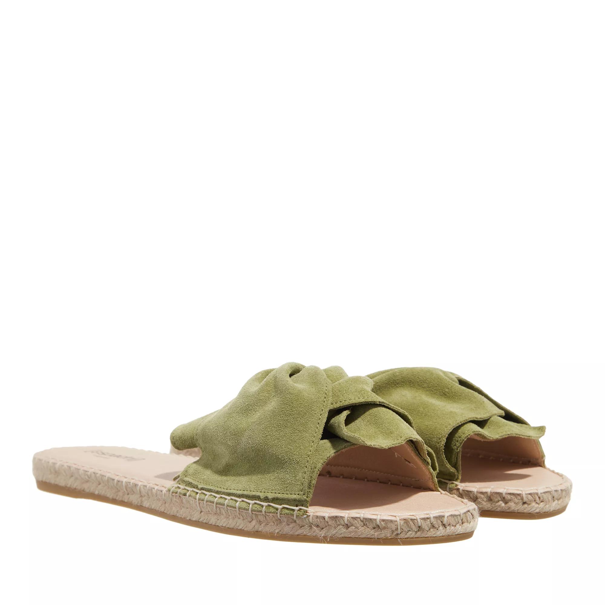 Espadrij l’originale Sandalen & Sandaletten - Plage Boucle - Gr. 41 (EU) - in Grün - für Damen