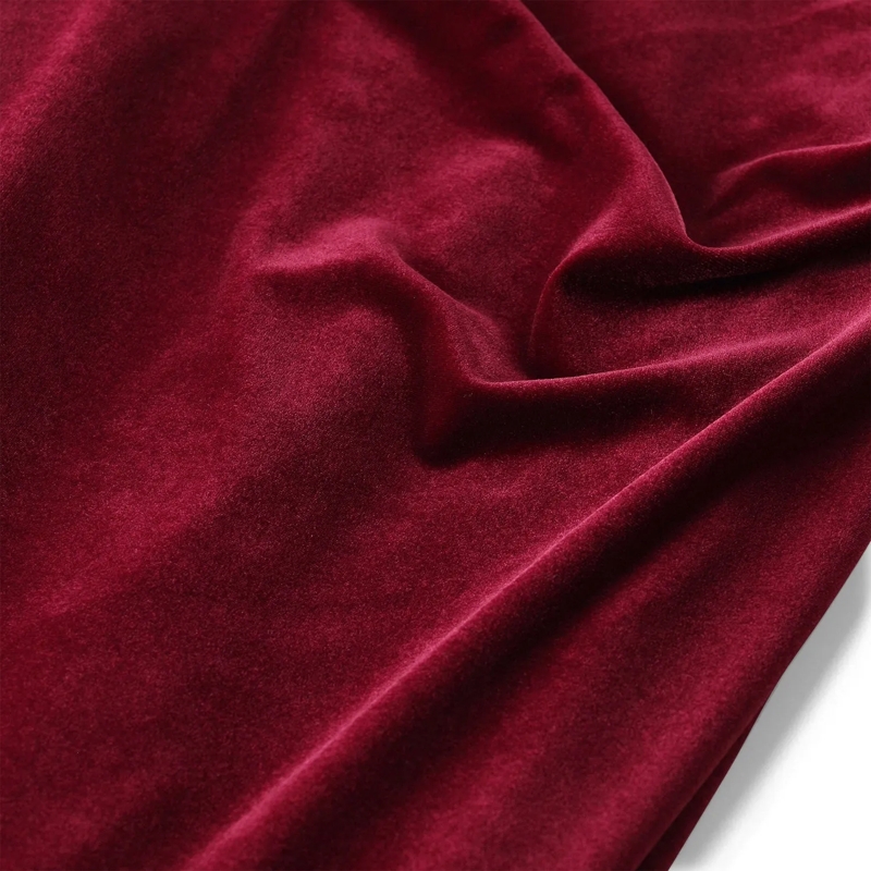 Talbot Runhof Maxikleid Abendkleid aus Samt rot(Image 4)