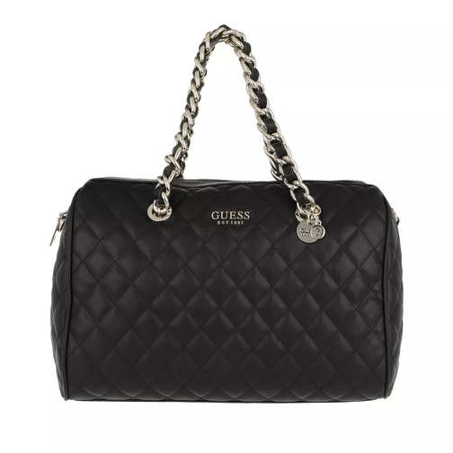 Guess Sweet Candy Large Satchel Black Bowling Bag