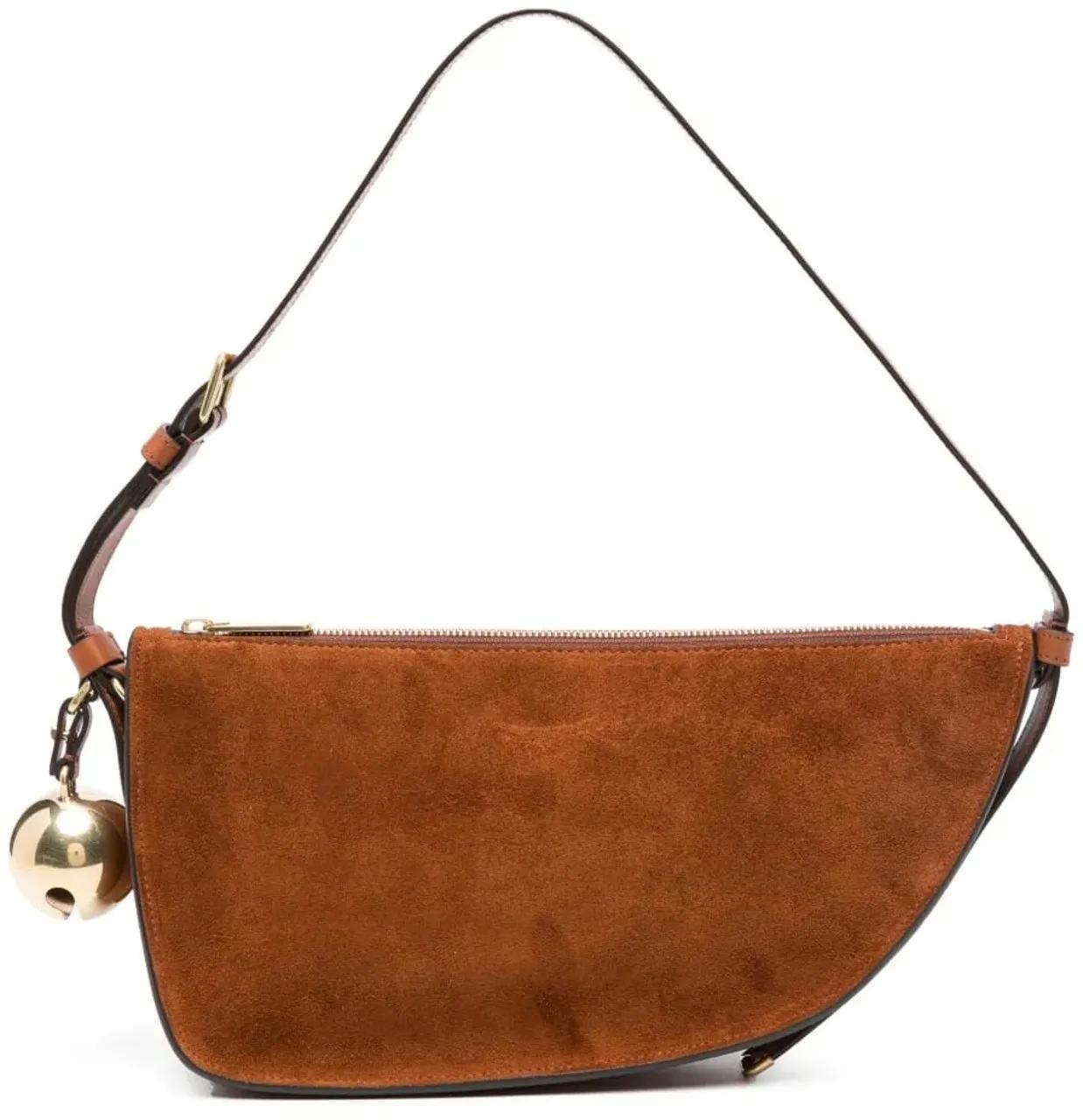 Burberry Crossbody Bags - Shield Sling Charm Shoulder Bag - Gr. unisize - in Braun - für Damen