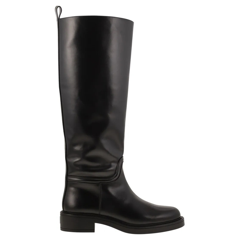 Stuart Weitzman Bottes Celia - Leather Boot Black