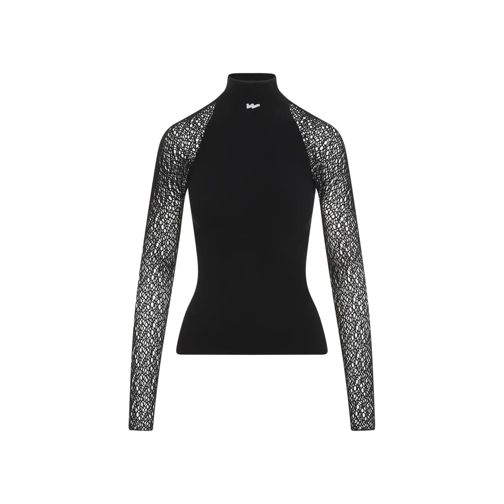 Wolford Langärmelige Oberteile W Net Long Sleeves Top Black