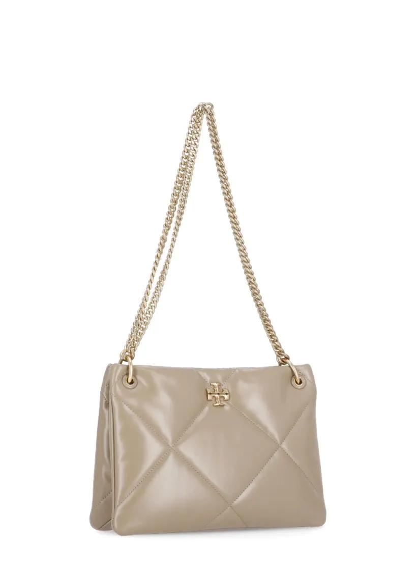 TORY BURCH Hobo bags Brown Leather "Kira" Shoulder Bag in bruin