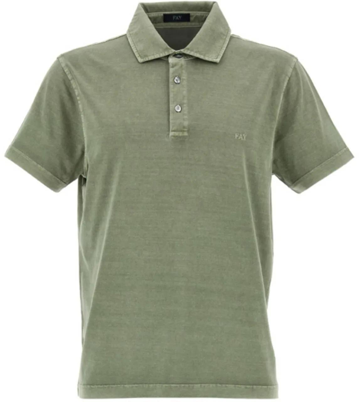 Thumbnail - Fay - T-Shirts And Polos Green - Größe XL - green