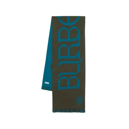 Burberry Écharpe légère Heraldry Scarf - Wool - Green Green