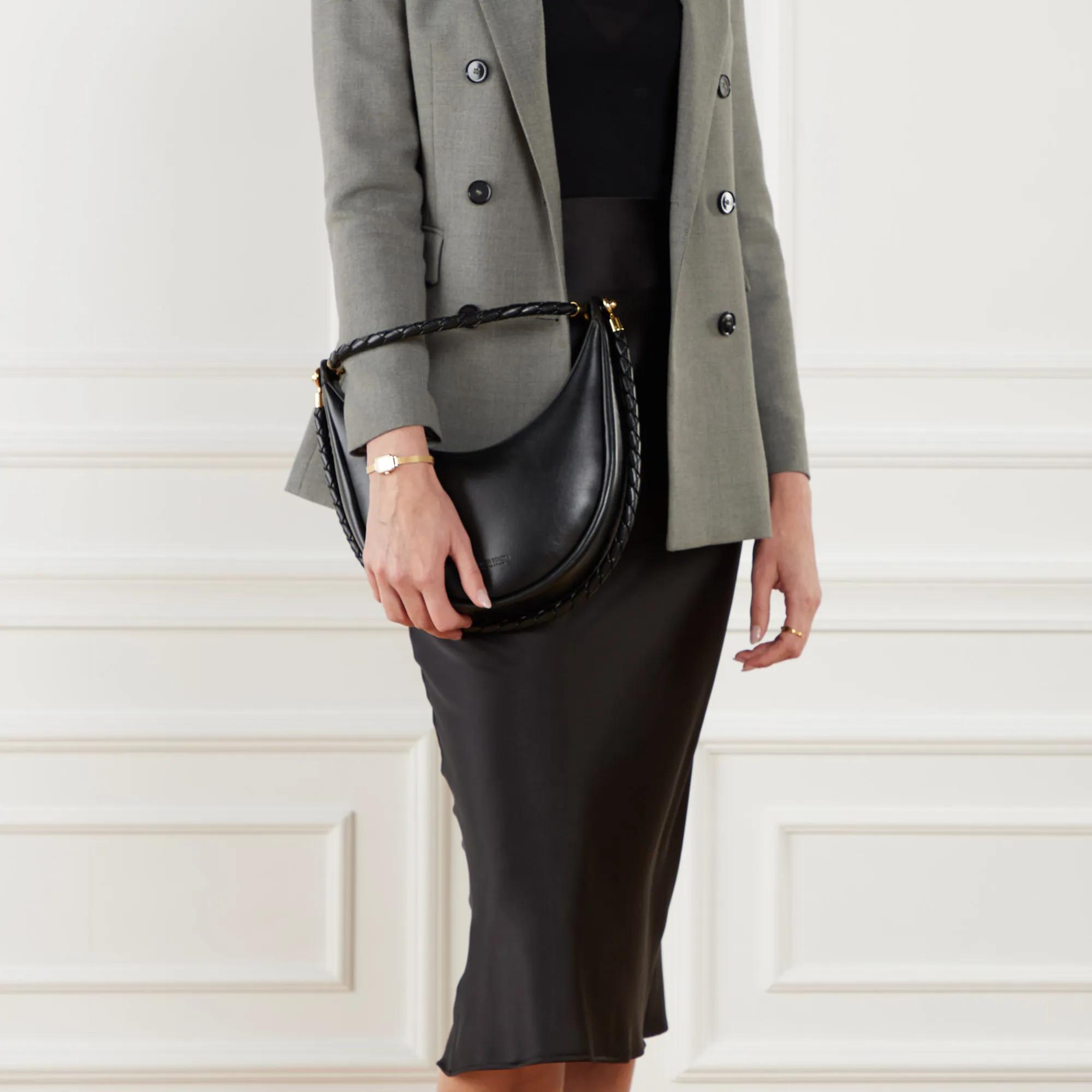 Bottega Veneta Hobo bags Nuova Hobo in zwart