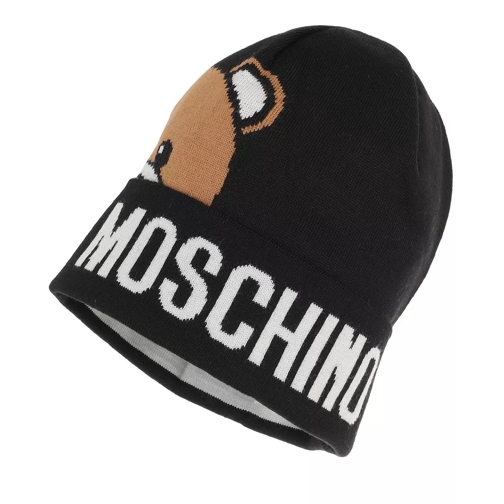 Moschino Hat Black Chapeau en laine
