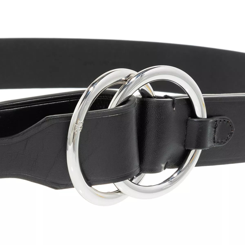 Lauren Ralph Lauren Ledergürtel Bend Back 37 Belt Wide Black(Image 4)