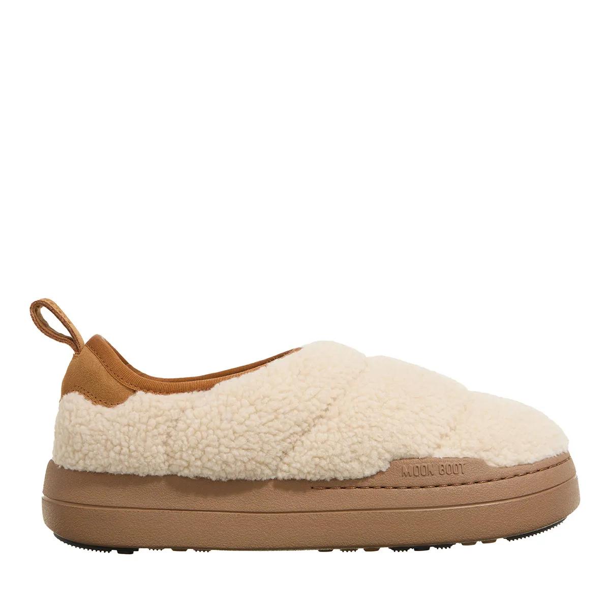 Thumbnail - Moonboot Slipper & Pantoletten - Mb Park Puffer Fleece - Gr. 36 (EU) - in Beige - für Damen