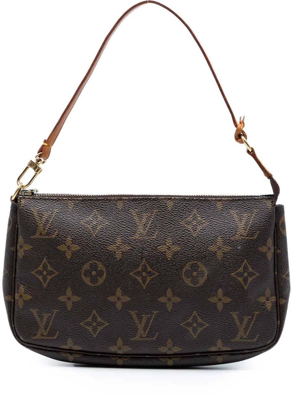 Louis Vuitton Hobo Bags - Monogram Pochette Accessoires - Gr. unisize - in Braun - für Damen