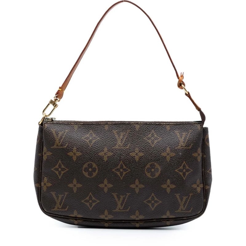 Louis Vuitton Schultertasche Monogram Pochette Accessoires braun