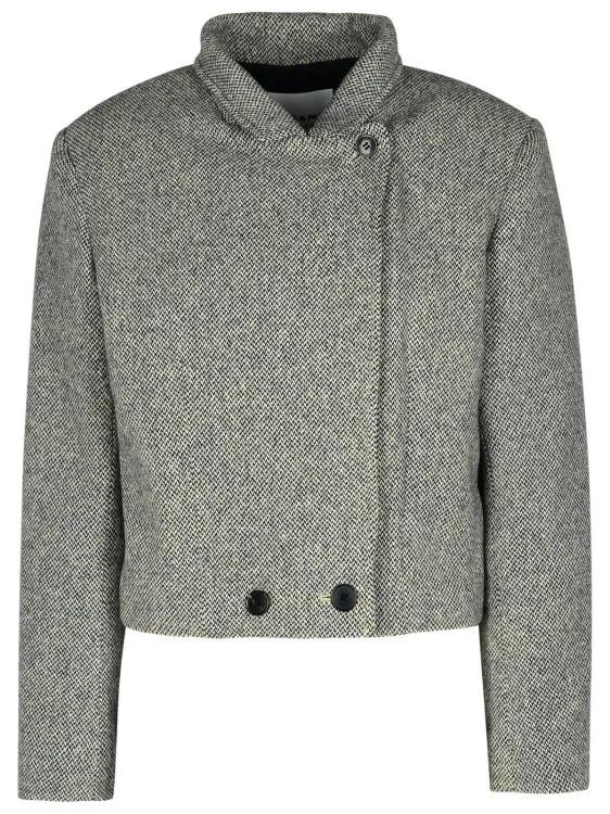 Etoile Isabel Marant - %27Cassidy%27 Black Cotton Blend Jacket - Größe 38 - gray