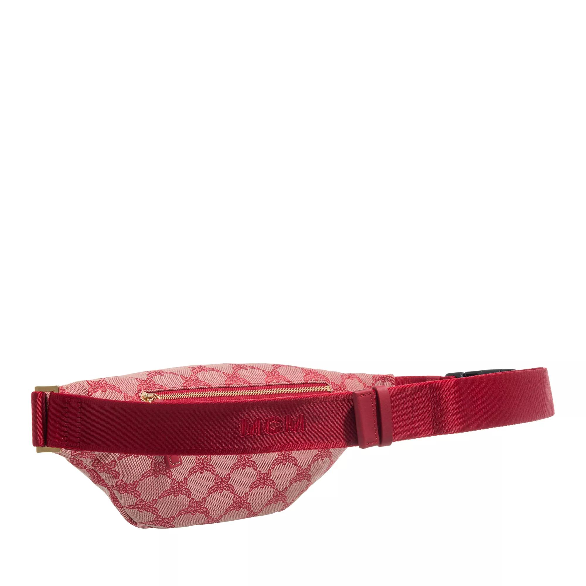 MCM Heuptassen Himmel Valentine's Day Belt Bag in rood