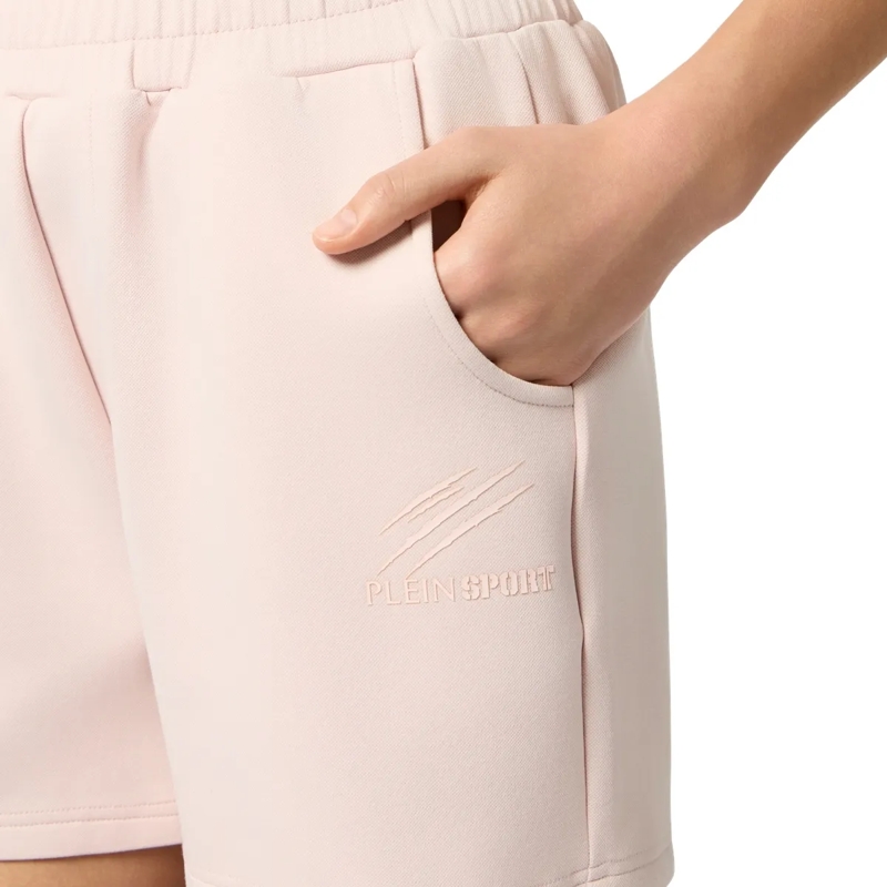 Plein Sport Shorts Loose Fit Shorts Icon Scratch rose(Image 2)