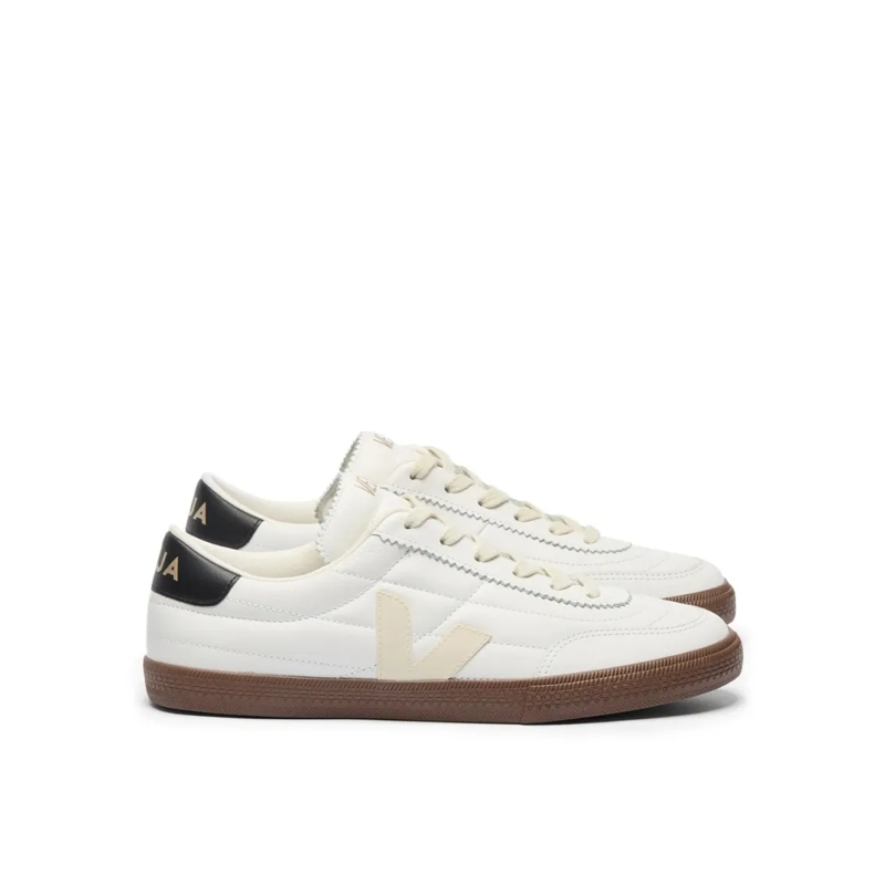Veja Low-Top-Sneaker Minimalist Low-Top Sneakers With Textured Sole White
