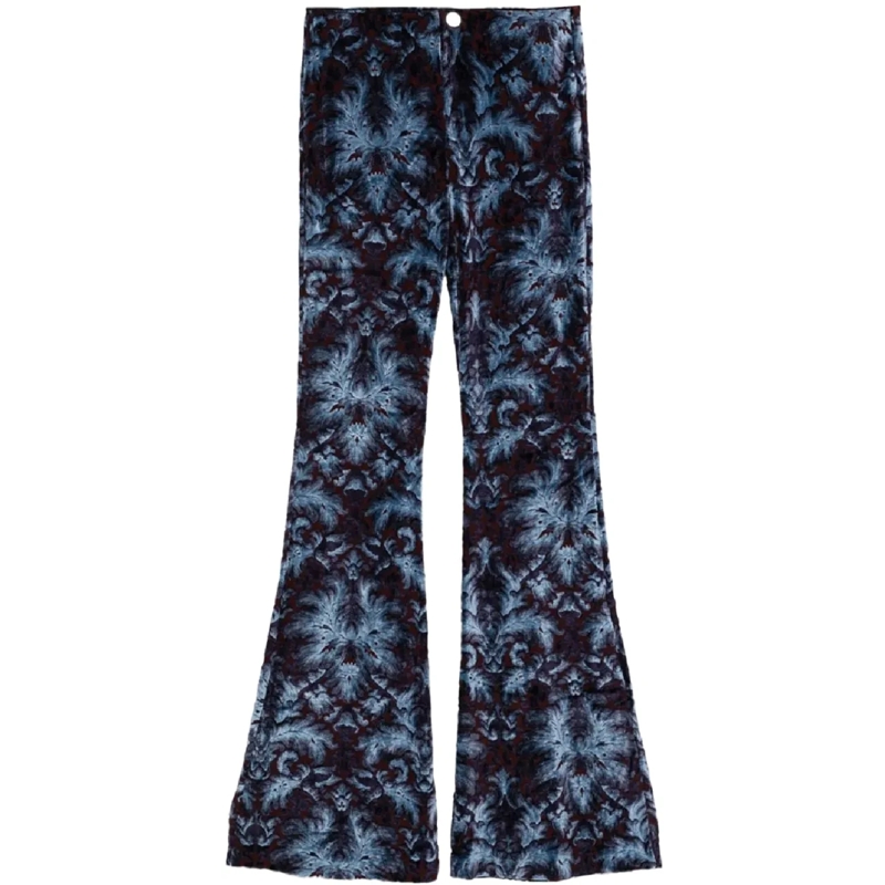 Etro Hose Chenille Pants Multicolor
