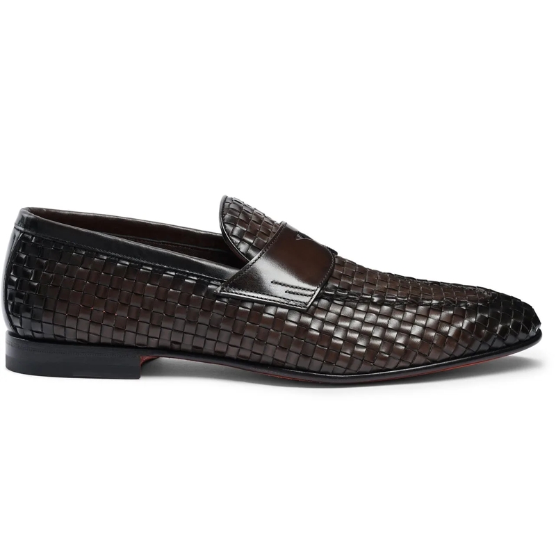 Santoni Loafer Mocass Intrec Mar Tm Black