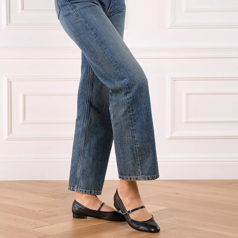 Stuart Weitzman Ballerinas Claris Ballet Flat Black(Image 2)