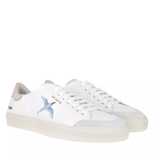 Axel Arigato Clean 90 Triple Bird Sneakers White/Pink/Dusty Blue scarpa da ginnastica bassa