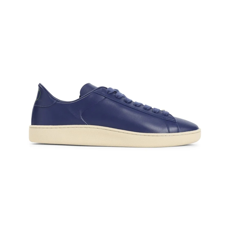 Valentino Garavani Low-Top-Sneaker Low-Top Sneakers With Smooth Leather Upper Blue
