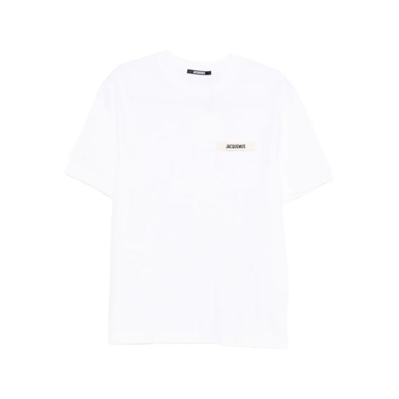 Jacquemus T-shirt Relaxed-Fit White T-Shirt White