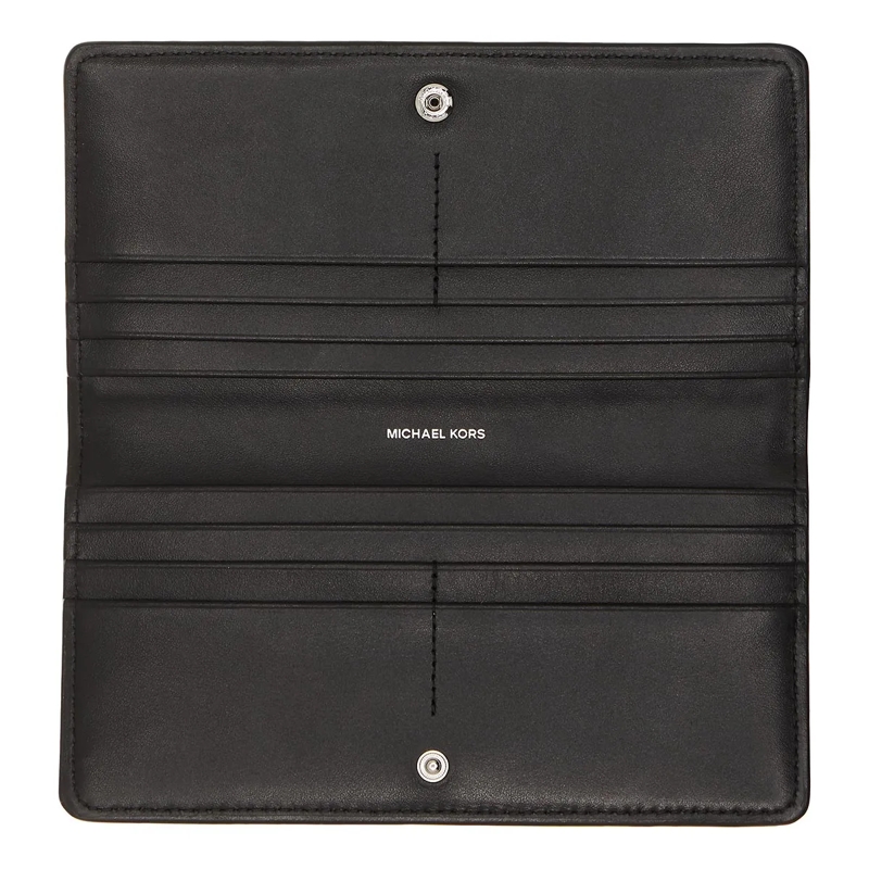 MICHAEL Michael Kors Bi-Fold-Portemonnaie Lg Slim Snap Wallet Black (Image 5)