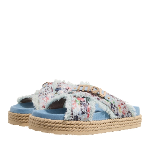 Mou ROPE BIOSANDALE Nr.03 Denim Metallic Slipper